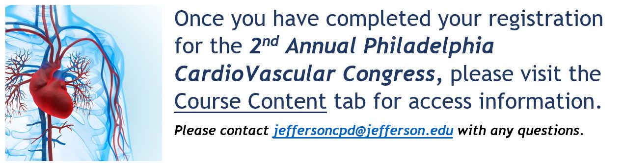 2nd Annual Philadelphia CardioVascular Congress Banner